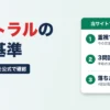 セントラルの審査基準（重視すること・3問診断・口コミ）