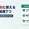 借りる前に使える公的な制度7つ。緊急小口資金は10万円・無利子、住居確保給付金は家賃を原則3か月補助、2024年度は6,908件